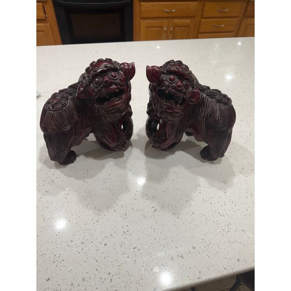 Vintage Foo Dog, also known as a Chinese Guardian Lions.
